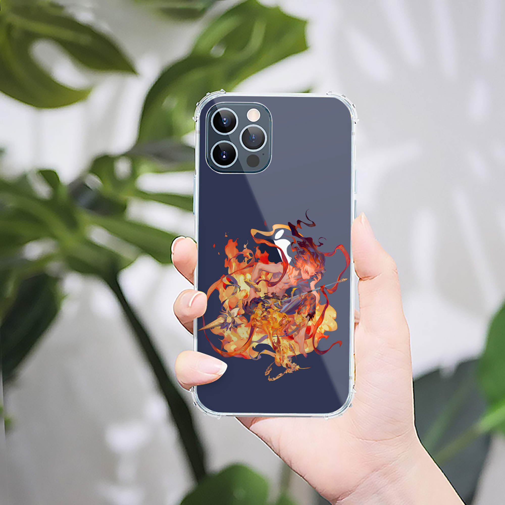 （画像用） Ne Zha 2 ナタ 魔童の大暴れ 【iPhone 12シリーズ対応】透明スマホケース（クリアソフトケース）